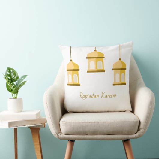 Golden Hanging Lanterns Pillow クッション (椅子)