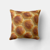 Golden Harmony – Soft & Warm Bread Texture Art クッション (裏面)