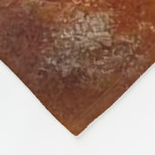 Golden Harmony – Soft & Warm Bread Texture Art フリースブランケット (角)