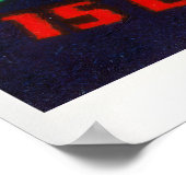 Golden Harp - Matchbox Print - Czech Wall Art ポスター (角)