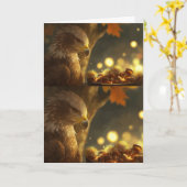 Golden Harvest Greetings カード (黄色い花)