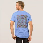 Golden Harvest Harmony — Seamless Thanksgiving トライブレンドTシャツ (フル背面)