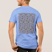 Golden Harvest Harmony — Seamless Thanksgiving トライブレンドTシャツ (裏面)