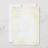 Golden Harvest Thanksgiving Invitation 招待状 (裏面)