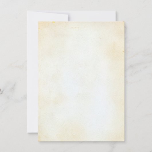 Golden Harvest Thanksgiving Invitation 招待状 (裏面)