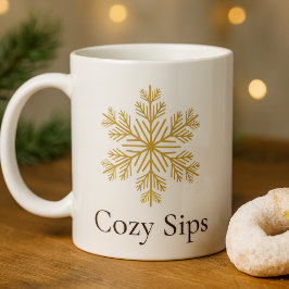Golden Hearth Cozy Sips Classic Mug, 11 oz コーヒーマグカップ