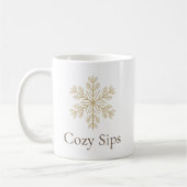 Golden Hearth Cozy Sips Classic Mug, 11 oz コーヒーマグカップ (左)