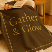 Golden Hearth Gather Fleece Blanket フリースブランケット