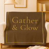 Golden Hearth Gather Fleece Blanket フリースブランケット