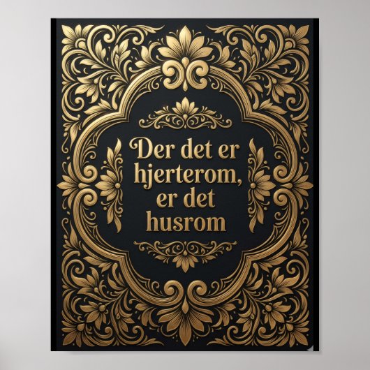  Golden Heartroom - Luxury Scandinavian Heritage  ポスター (正面)