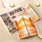 Golden Heaven Gates Celebration of Life Funeral チラシ