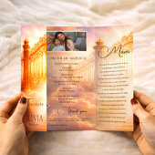 Golden Heaven Gates Celebration of Life Funeral チラシ