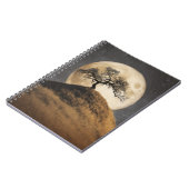 Golden Hill Moonlit Tree Notebook ノートブック (左側)