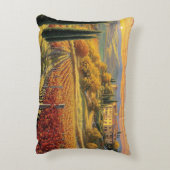 Golden Hillside Vineyard – Rectangular Pillow アクセントクッション (裏面(縦))