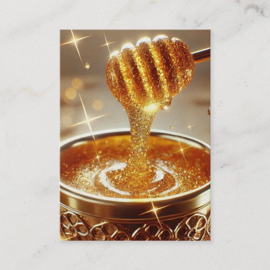 Golden Honey | 詩篇 19:9–11 KJV カードボックス 名刺 (正面)