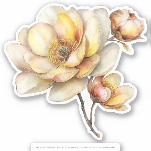 Golden Honey Fairy World – 04 Carrying Flowers Sti シール (正面)