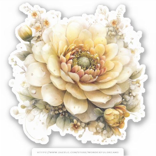 Golden Honey Fairy World – 04 Carrying Flowers Sti シール (正面)