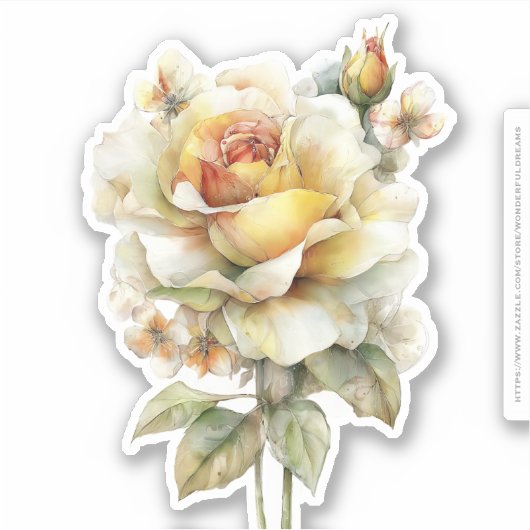 Golden Honey Fairy World – 04 Carrying Flowers Sti シール (正面)