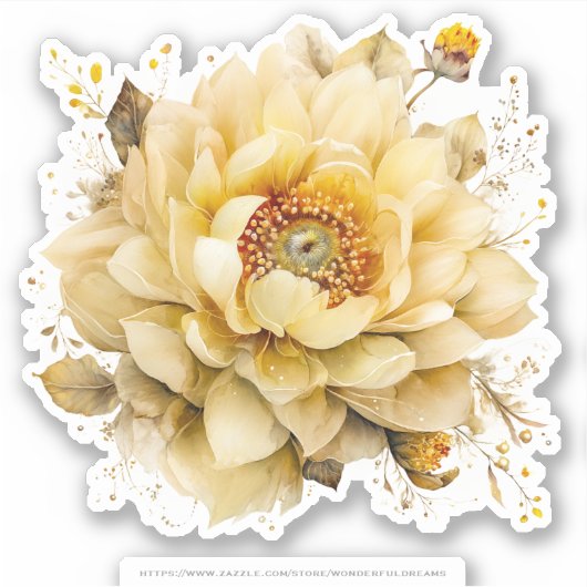 Golden Honey Fairy World – 04 Carrying Flowers Sti シール (正面)