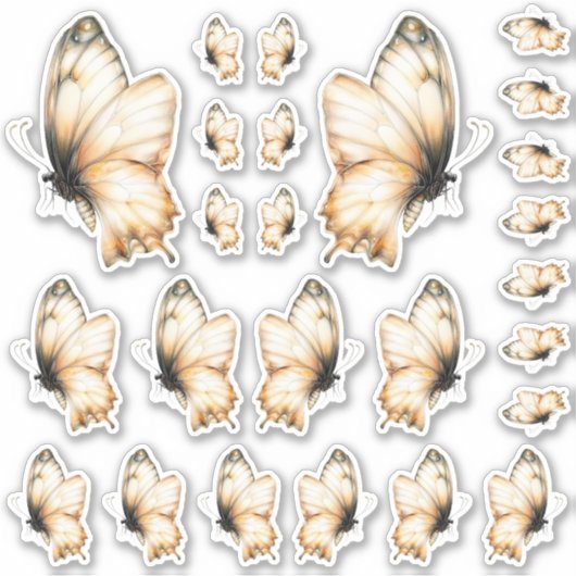 Golden Honey Fairy World – 05 butterflies sheet シール (正面)