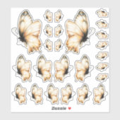 Golden Honey Fairy World – 05 butterflies sheet シール (シート)