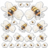 Golden Honey Fairy World – 2a - 20 bees sheet シール (正面)