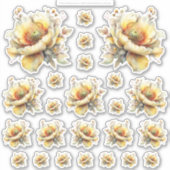 Golden Honey Fairy World – 2a - 24 Flowers Sheet シール (正面)