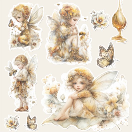 Golden Honey Fairy World – The Awakening シール (正面)