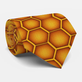 Golden Honeycomb Hexagon ネクタイ