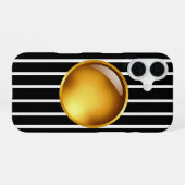 Golden Horizon Abstract Case iPhone 16ケース (裏面横)