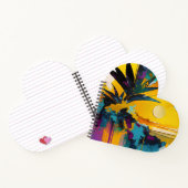 Golden Horizon – Abstract Tropical Sunset ノートブック (内部)