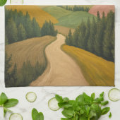 Golden Horizon Trail キッチンタオル (折り畳み)