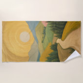 Golden Horizon Trail ビーチタオル (正面)