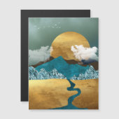 Golden Horizon with Blue Mountains (正面/裏面)