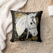 Golden Horse (Mum Stanworth)  クッション (ブランケット)