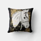Golden Horse (Mum Stanworth)  クッション (裏面)