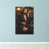 Golden Hour Authority キャンバスプリント (インサイチュ (ウッドフロア))