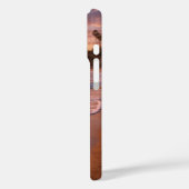 Golden Hour Beach Waves Photo Monogram iPhone Case Case-Mate iPhoneケース (裏面 / 左)