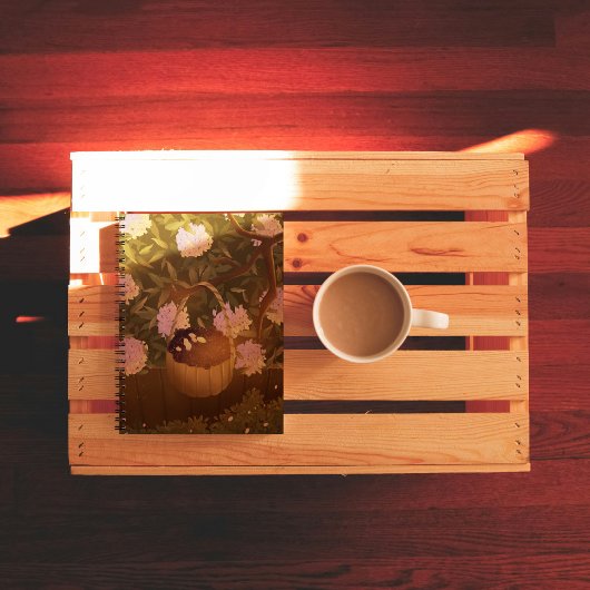 Golden Hour Blackberry Basket Notebook ノートブック