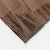 Golden Hour Bliss フリースブランケット (角)