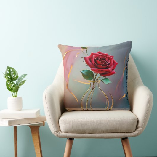 "Golden Hour Bloom" クッション (椅子)