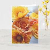Golden Hour Bloom Greeting Card カード (黄色い花)