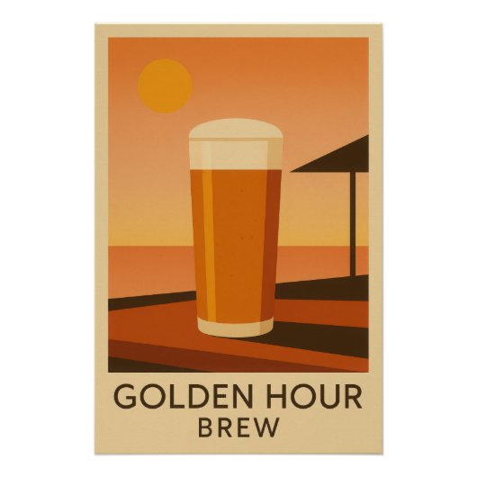 Golden Hour Brew ポスター (正面)