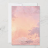 Golden Hour Bridal Shower Invitation 招待状 (裏面)