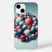 Golden Hour Cityscape Phone Case - Isometric 3D  Case-Mate iPhoneケース (裏面)