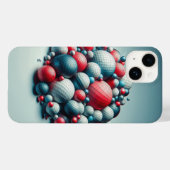 Golden Hour Cityscape Phone Case - Isometric 3D  Case-Mate iPhoneケース (裏面 (横))