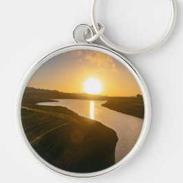 Golden Hour Glow at Baitings Reservoir キーホルダー