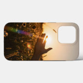 Golden Hour — Hand Reaching for the Setting Sun Case-Mate iPhoneケース (裏面 (横))