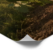 Golden Hour Harvest - Panoramic Tuscany Vineyard ポスター (角)