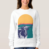 Golden Hour Longhorn スウェットシャツ (正面)